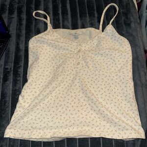 Brandy Melville Floral Tank Top